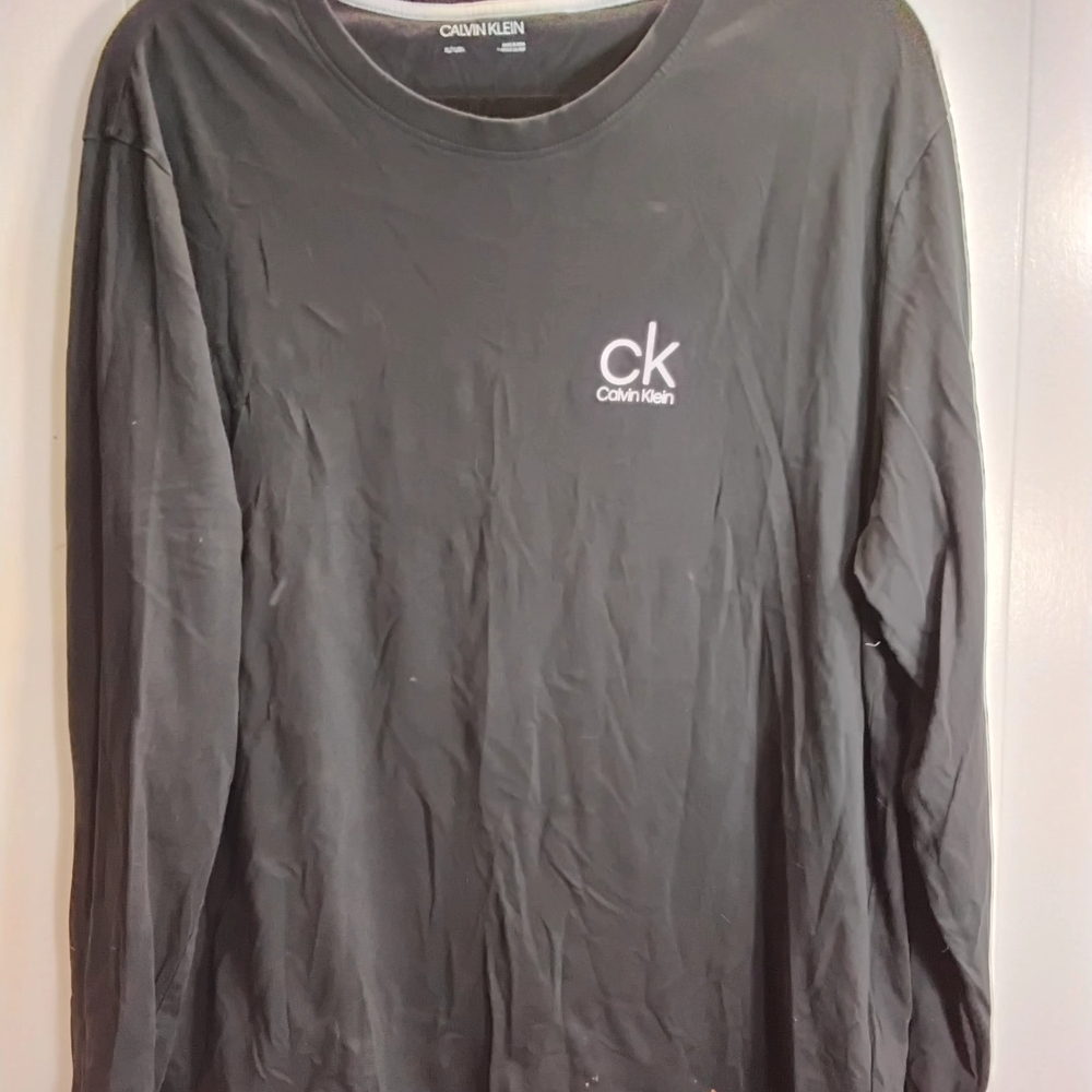 Calvin Klein Men's Black Long Sleeve Shirt